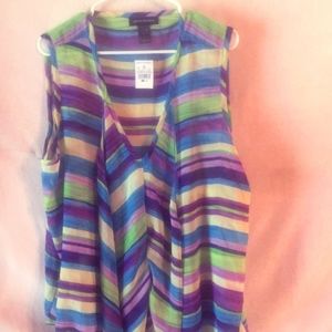 Sleeveless Fishtail Blouse